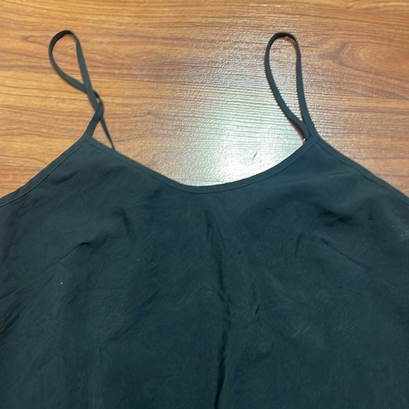 Nanette Lepore Silky V Neck Cami Lightweight Mini Slip Little Black Dress 4 - Picture 4 of 9